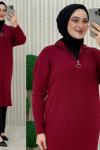 Jale Tunik  Bordo