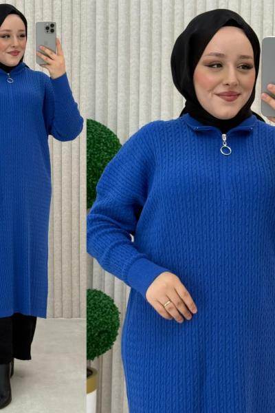 Jale Tunik  Saks Mavisi