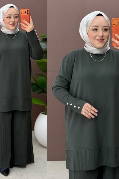 Dila Pantolonlu Takım Haki