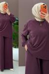 Tütü pantolonlu takım Bordo
