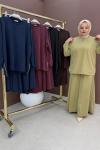 Tütü pantolonlu takım Yağ Yeşili