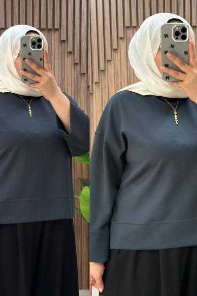 Altın Bluz Antrasit