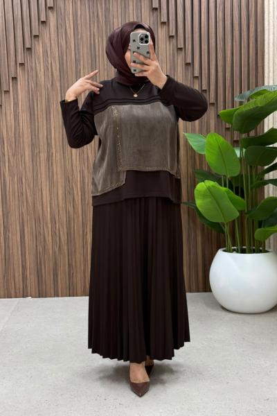 Themis Takım Kahverengi