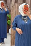 Mısra Pantolonlu Takım İndigo