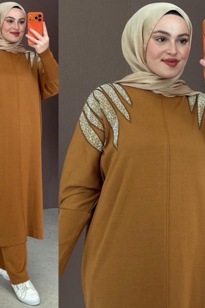Eymen Pantolonlu Takım Hardal Sarısı