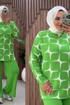 Fuşka Pantolonlu Takım Yeşil