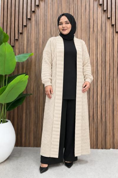 Sümbül Hırka Taş Rengi