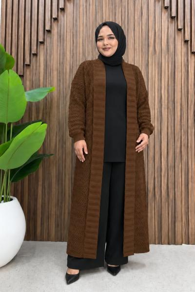 Sümbül Hırka Kahverengi