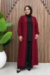 Sümbül Hırka Bordo
