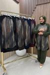 Harman Pantolonlu Takım Bordo